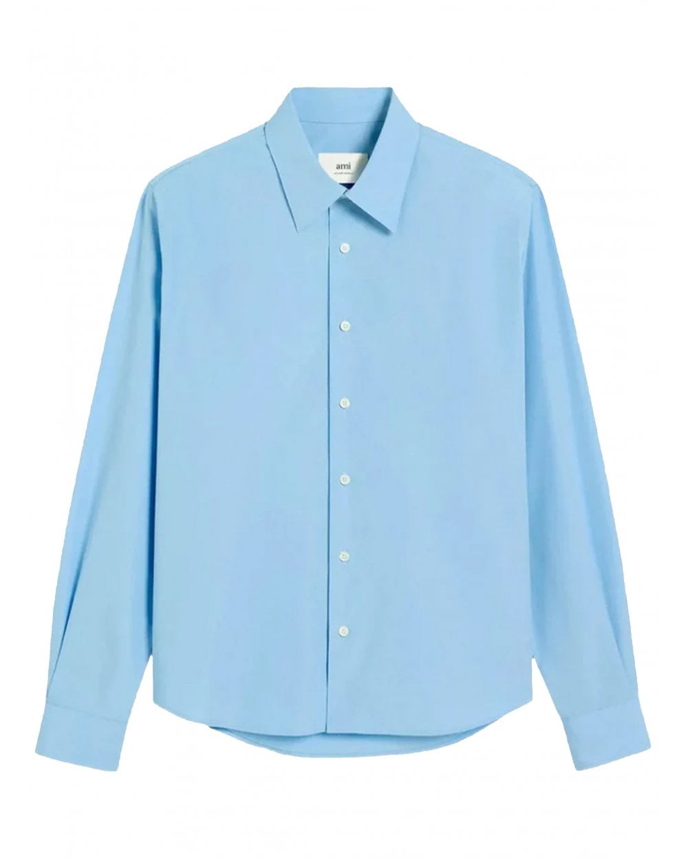  Ami Mens De Coeur Tailor Shirt Ciel Blue