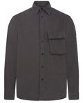  Belstaff Mens Linen Scale Shirt Washed Black