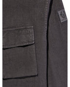  Belstaff Mens Linen Scale Shirt Washed Black