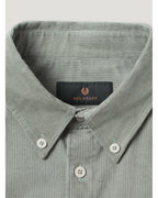  Belstaff Mens Street Cord Shirt Dark Sage Green