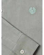 Belstaff Mens Street Cord Shirt Dark Sage Green