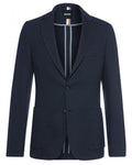  BOSS Mens C Hanry Waffle Textured Blazer Jacket Dark Blue