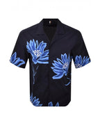  BOSS Mens C-Lars Fauna Shirt Dark Blue