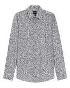  BOSS Mens H-Hank C3-214 Kent Floral Shirt Green