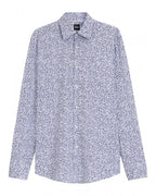  BOSS Mens H-Hank C3-214 Kent Floral Shirt Patterned Blue