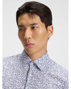  BOSS Mens H-Hank C3-214 Kent Floral Shirt Patterned Blue