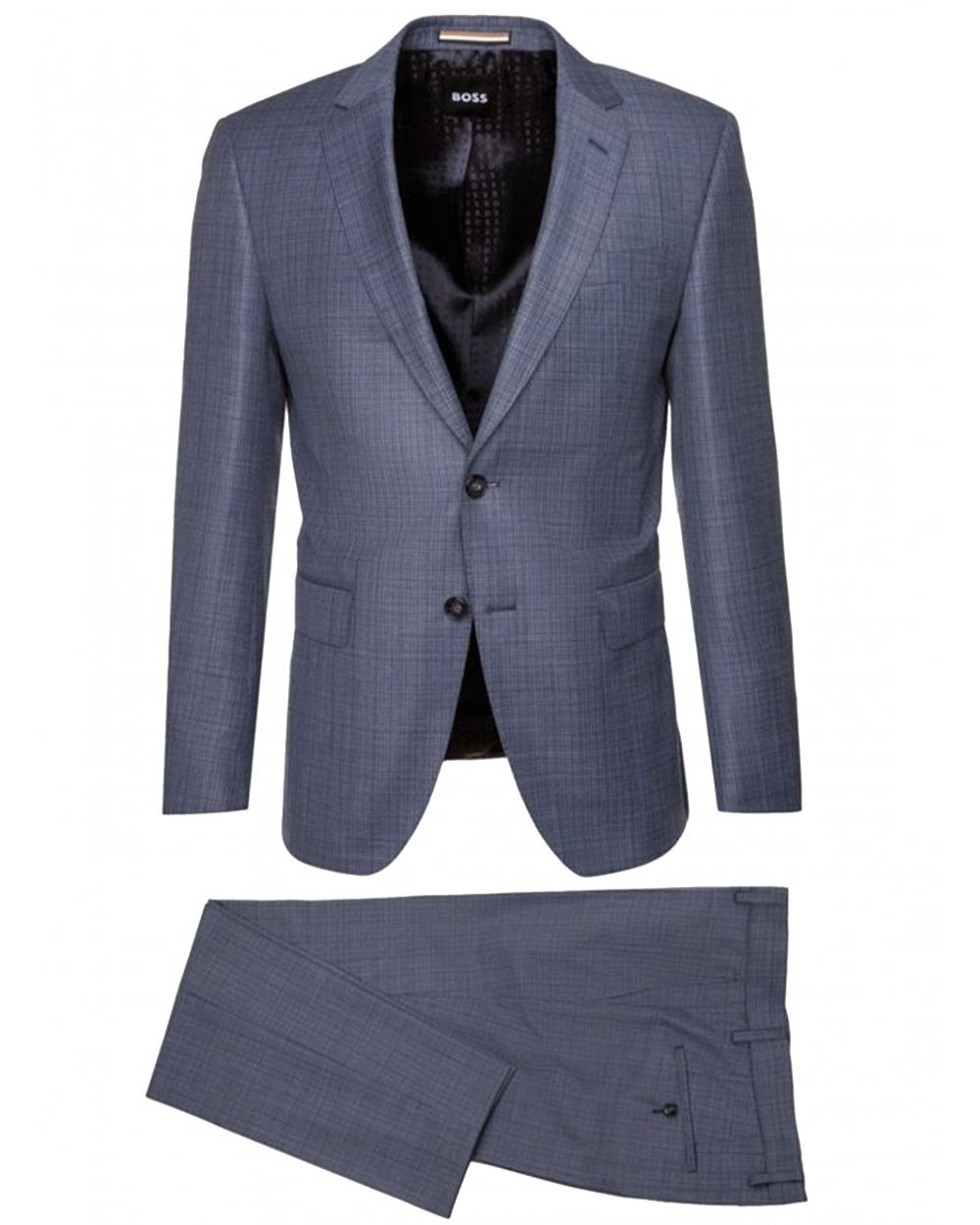  BOSS Mens H Huge 224 Suit Open Blue