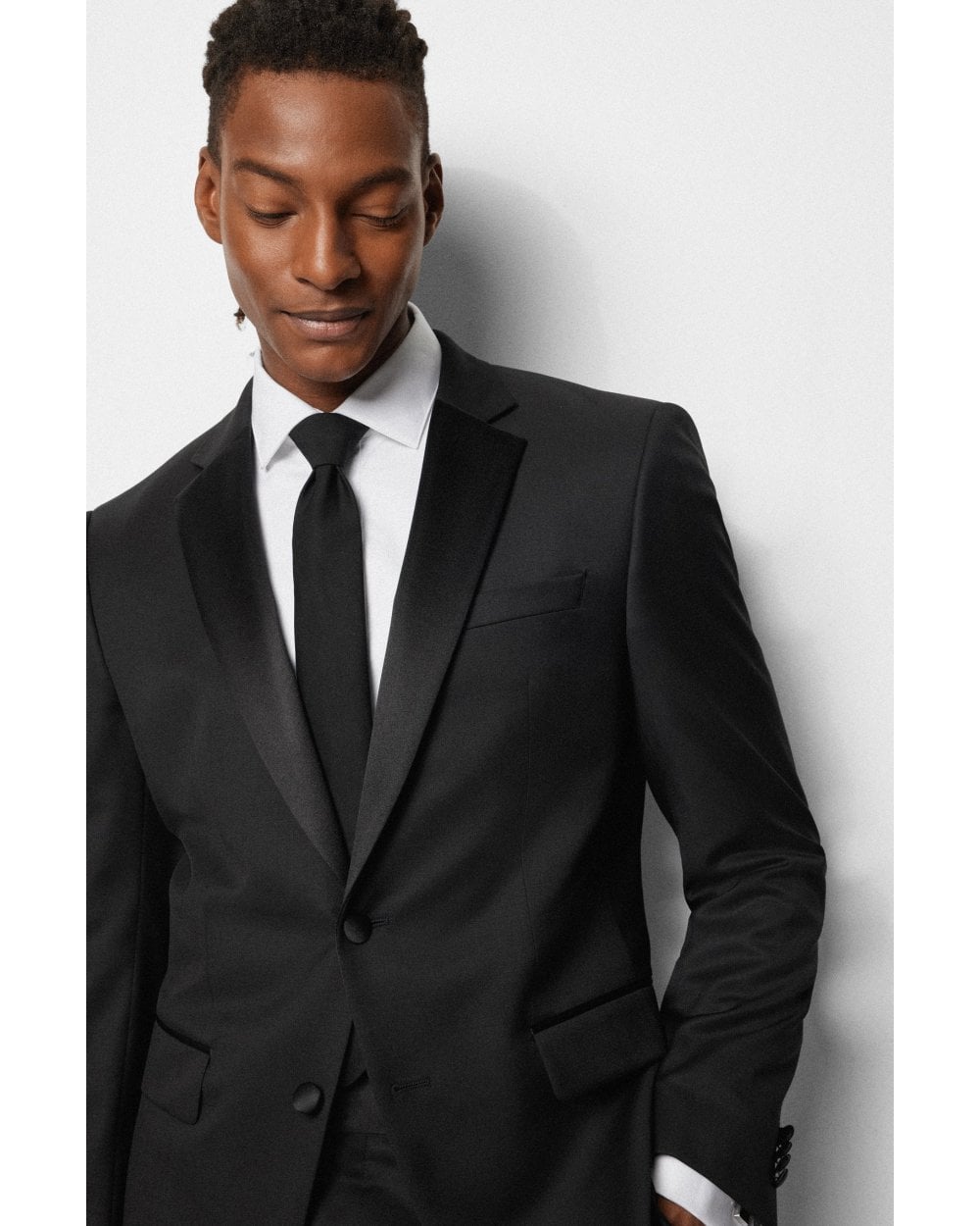  BOSS Mens H Huge Two Piece Tux Black