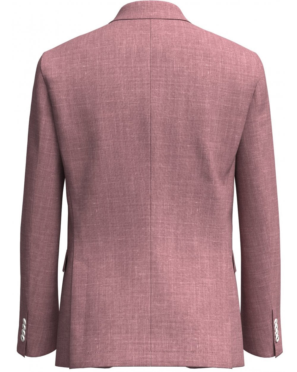  BOSS Mens H-Hutson Pattern Wool Blend Slim Jacket Dark Red