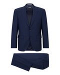  BOSS Mens H Jeckson Pinstripe Suit Dark Blue