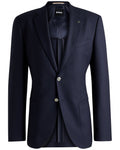  BOSS Mens H-Jenson Micro Pattern Jacket Dark Blue