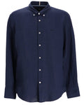  BOSS Mens H-Roan BD Button-Down Shirt Dark Blue