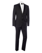 BOSS Mens Hence Cyl / Gylan Cyl Black Virgin Wool Slim Fit Suit