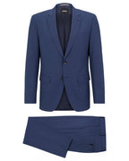  BOSS Mens Huge 2 PC Suit Open Blue