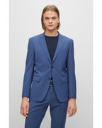  BOSS Mens Huge 2 PC Suit Open Blue