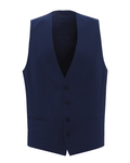  BOSS Mens Huge6Weste Blue Slim Fit Waistcoat