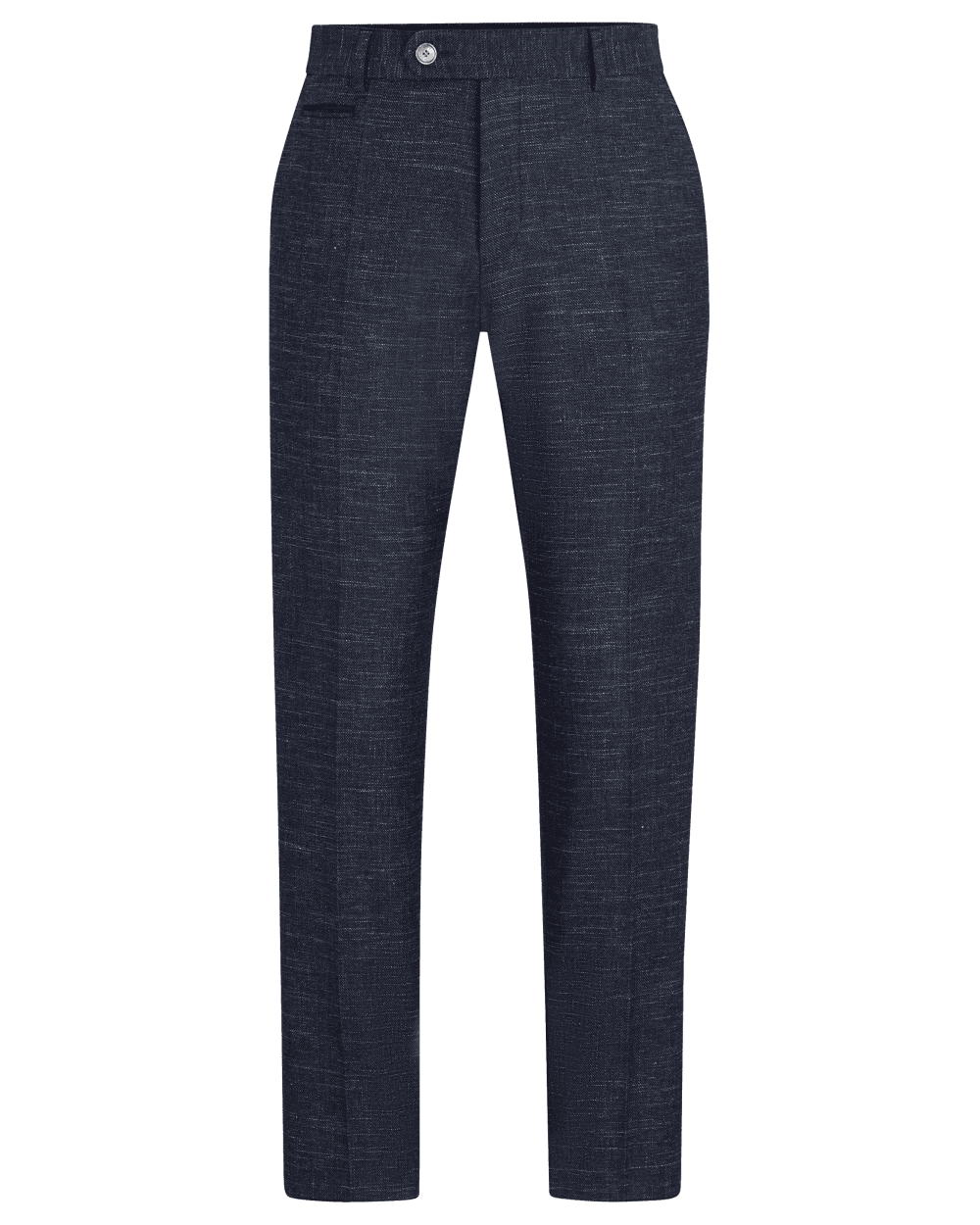  BOSS Mens Hutson Genius Patterned Slim Fit Suit Dark Blue