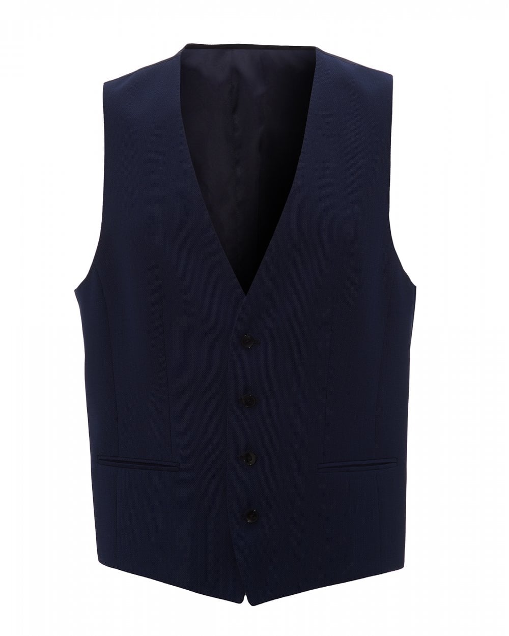  BOSS Mens Navy Blue Huge6West Waistcoat