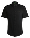  BOSS Mens Style B Motion Short Sleeve Shirt Black
