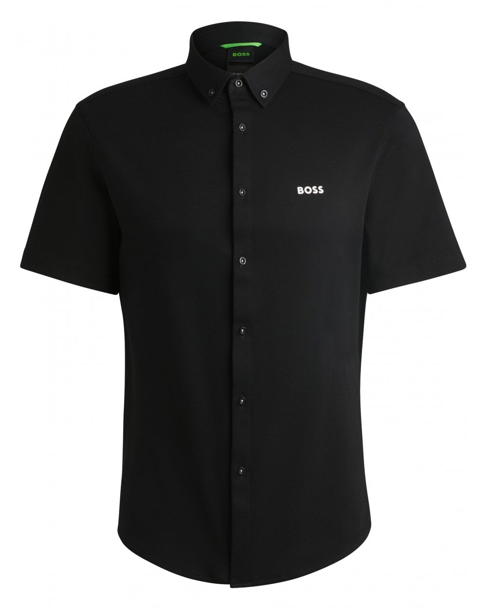  BOSS Mens Style B Motion Short Sleeve Shirt Black