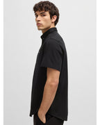  BOSS Mens Style B Motion Short Sleeve Shirt Black