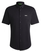  BOSS Mens Style B Motion Short Sleeve Shirt Dark Blue