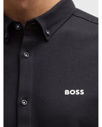 BOSS Mens Style B Motion Short Sleeve Shirt Dark Blue