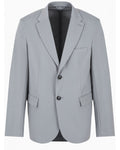  Emporio Armani Mens Travel Essentials Blazer Jack Light Grey