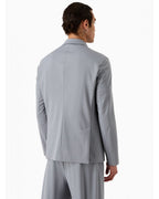  Emporio Armani Mens Travel Essentials Blazer Jack Light Grey