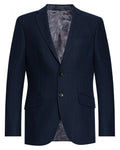  Etro Mens Worked Weave Blazer Jacket Navy Blue