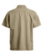  Parajumpers Mens Merv Short Sleeve Pocket Shirt Silver Sage Green