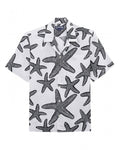  Vilebrequin Mens Charli Starlettes Bowling Shirt White