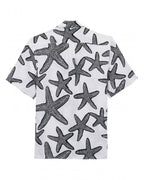  Vilebrequin Mens Charli Starlettes Bowling Shirt White