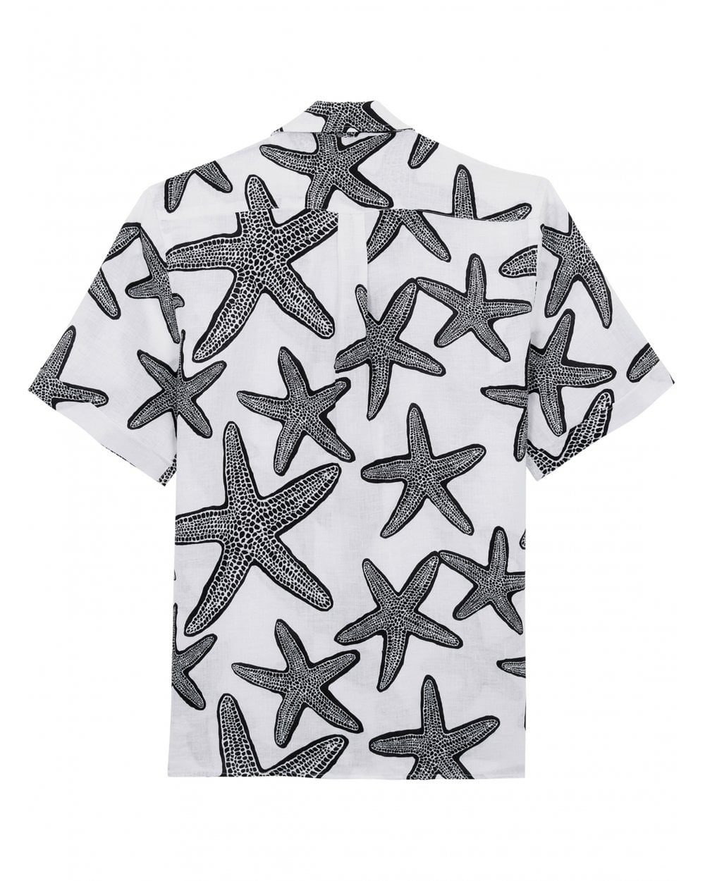  Vilebrequin Mens Charli Starlettes Bowling Shirt White