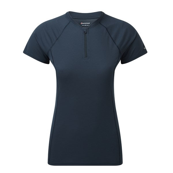  Montane Womens Dart Nano Zip Tee